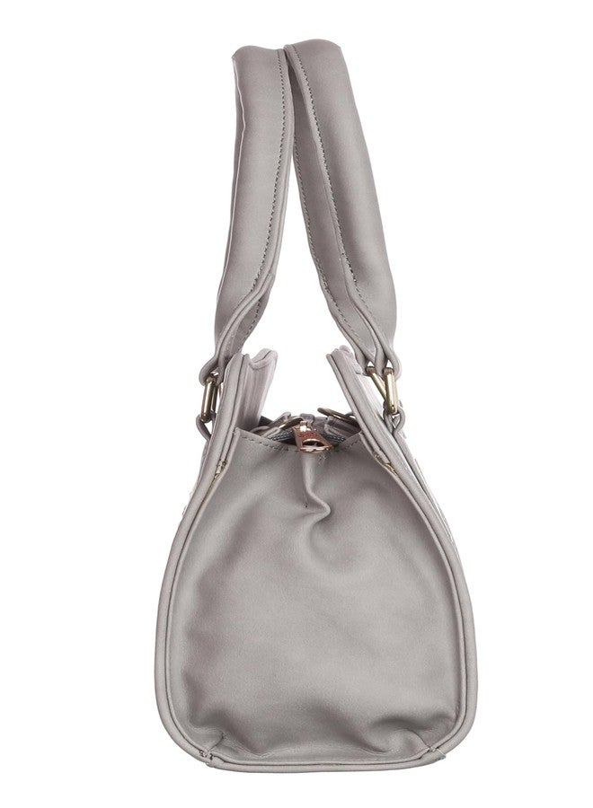 Keywest حقيبة يد نسائية من Keywest، طراز Laurent Satchel Tote، مناسبة للنساء | حقيبة يد أنيقة | حقيبة كتف أنيقة | هدية مثالية للنساء | أخضر || رمادي - Image 3